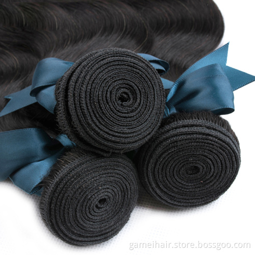 clothing clothes10a grade 40 inch blue band vendors wraps and hangtags satin bags raw 12a hair bundles